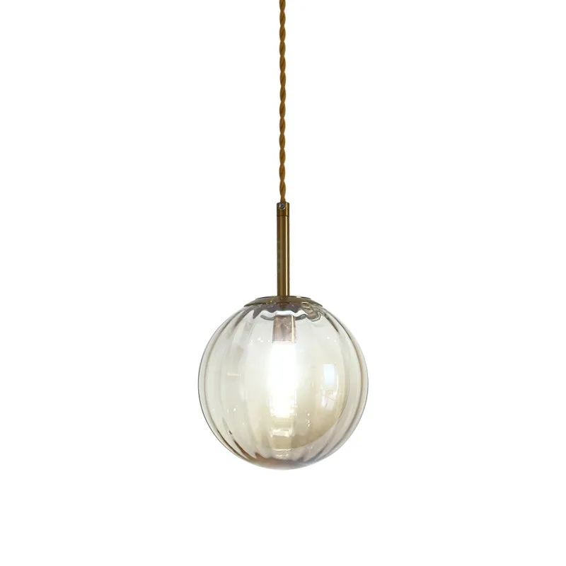 Stripe Glass E27 Holder Small Loft Bar 
