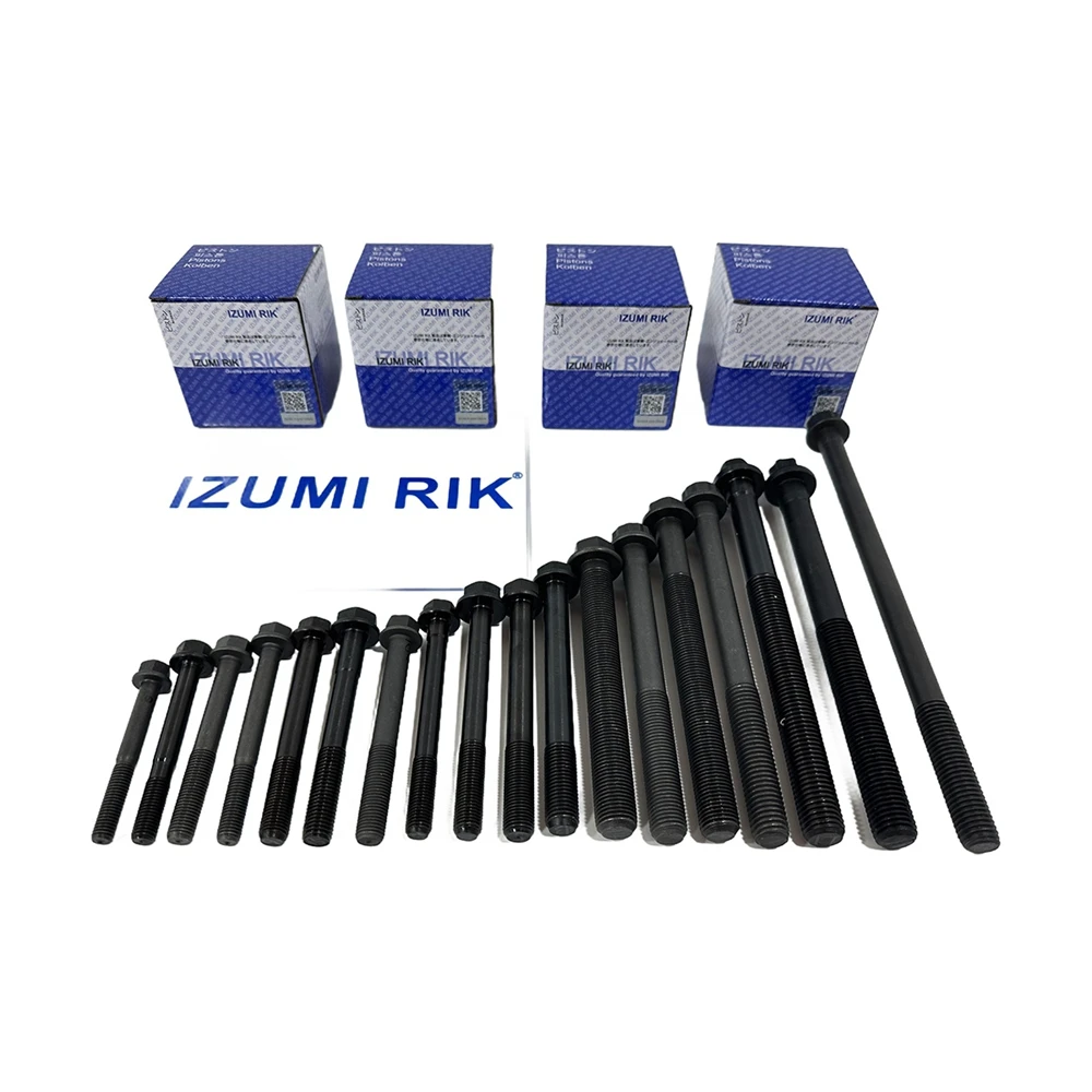 IZUMI RIK D1146, D2366, D2676, D2865, D2876 Bolt kepala silinder untuk Doosan