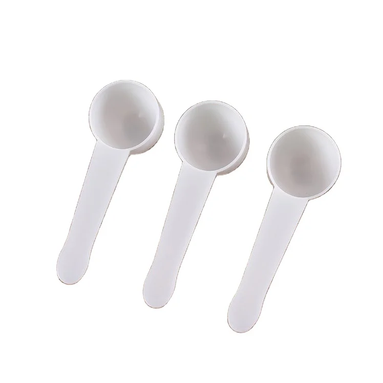 Factory Direct Selling  20ml Wholesales and Retails Free Shipping Food Grade Plastic Scoop 10 Grams Powder Spoon