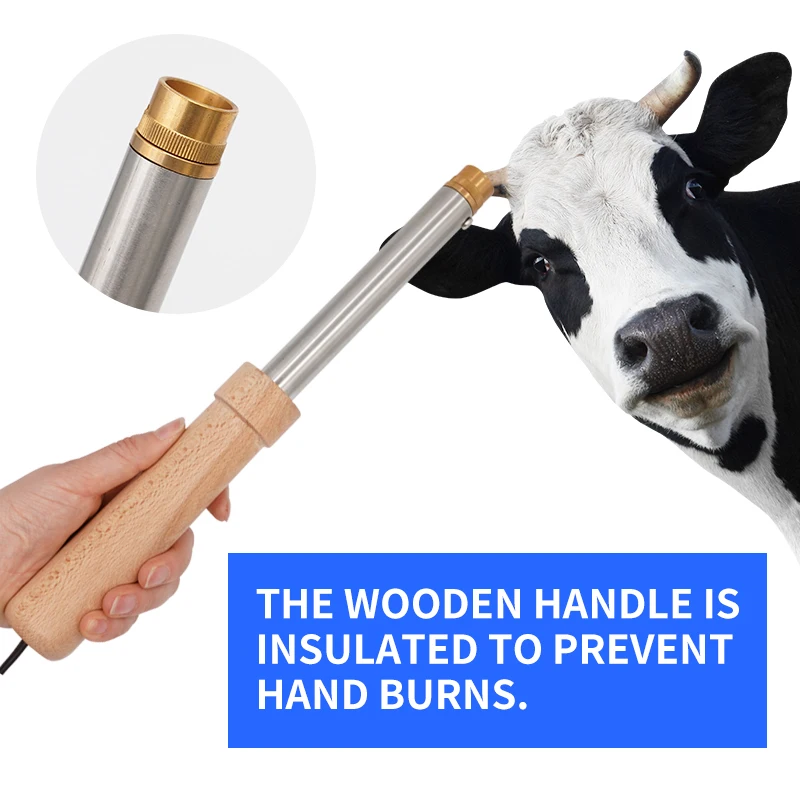 Electric Cattle Sheep Remove Horn Device Bloodless Dehorner Cow Calves Lamb Removing Angle Tool