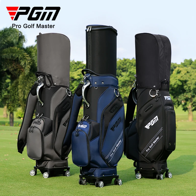 PGM QB154 Custom Golf Travel Bag: Hard Case with Wheels for Easy