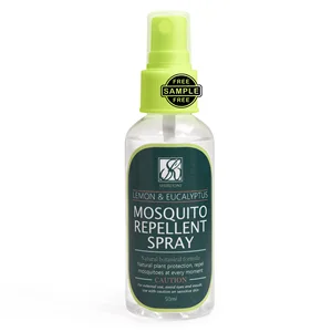 Oem Natural Effective Lemon Scent Insect Repellent Spray for Outdoor and Indoor Use