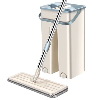 High Quality Thickness Water Cleaning Self Magic Flat Mops Fashion Floor Squeeze Mop with