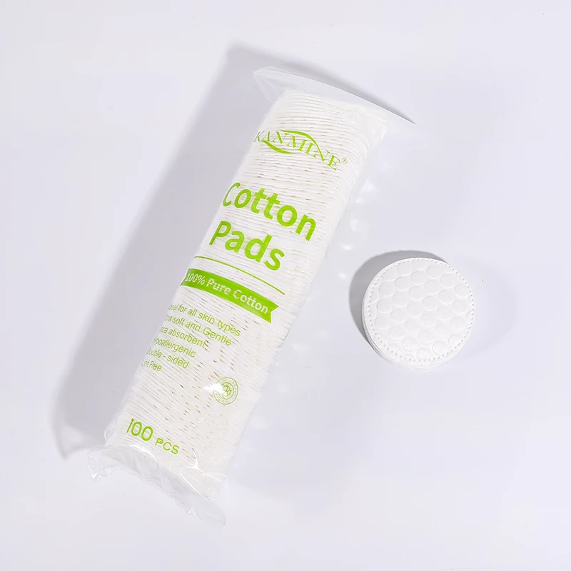 Oem Factory Wholesale Disposable Biodegradable Round Shape Makeup