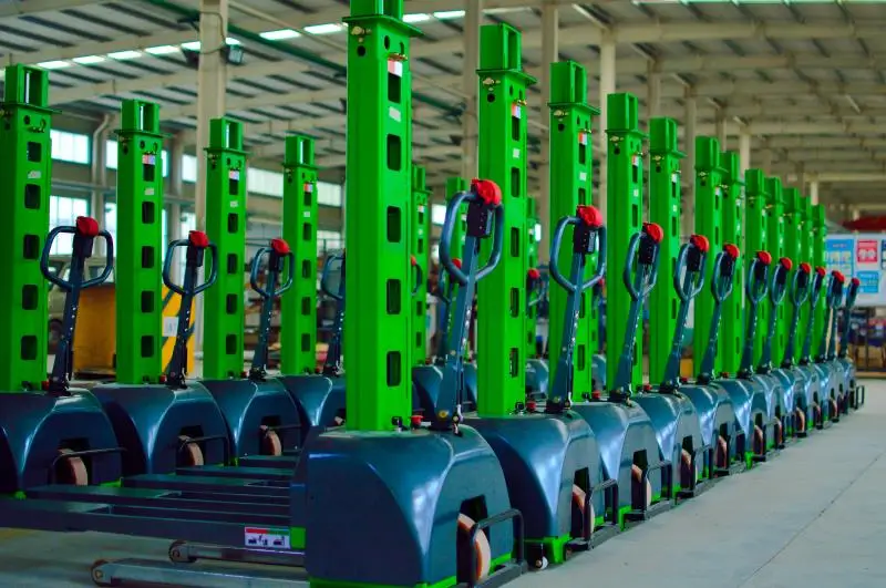 500kg Self Loading Portable Pallet Stacker Full Automatic Electric Operate