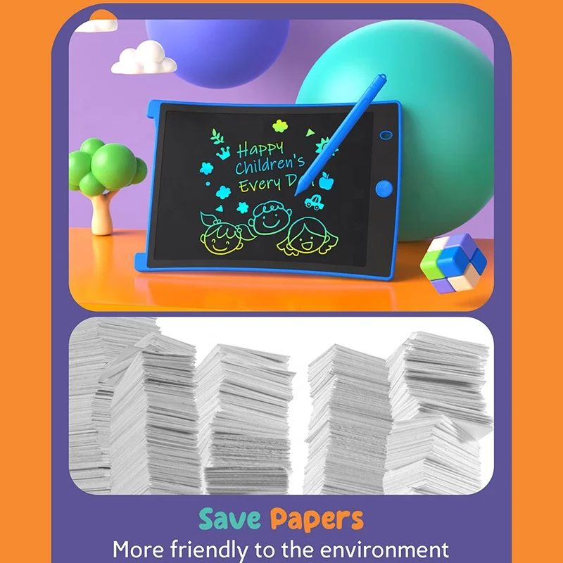 Электронная Мини-доска для девочек и мальчиков, 8,5 дюйма