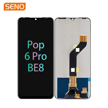 Factory Wholesale Hot Selling Mobile Phone LCD Screen For Tecno Pop 6 Pro BE8 Replacement LCD Display Touch Screen Digitizer