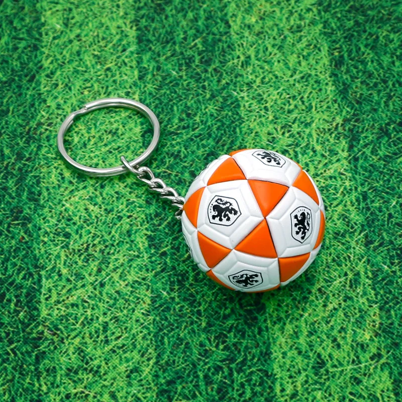 Wholesale Mini Sport Pu Anti Stress American Football Keychain Soccer