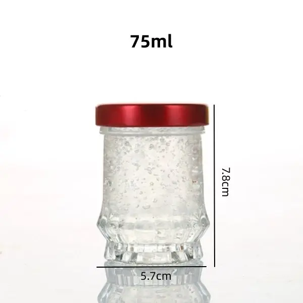 Wholesale Luxury Honey Jar 45ml 75ml 100ml 150ml Food Grade Glass Jar