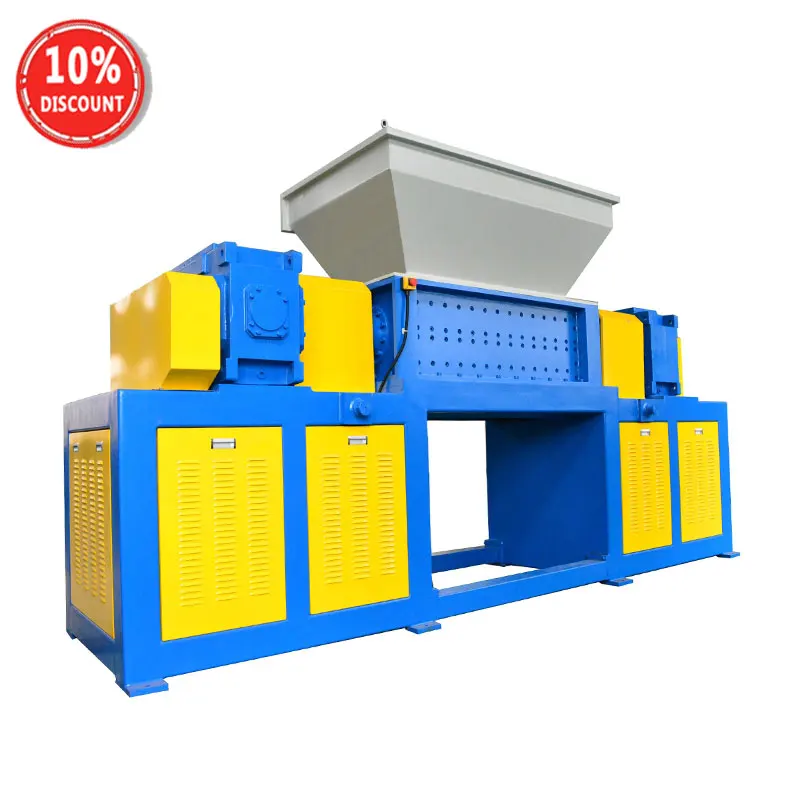 Shredder Wood Tree Branch Cutting Machine Plywood Waste Wood Block Pallet Used Wood Chipper Shredder for Sale