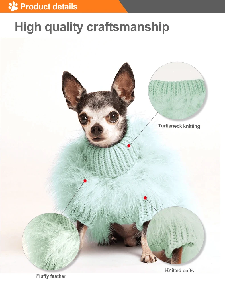 Designer Dog Clothes Knit Sweaters