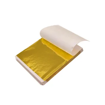 Statue Buddha Decoration Slim Gold Foil Paper Epoxy Colored for Home Furniture Decoration
