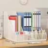 White dense mesh triple-compartment