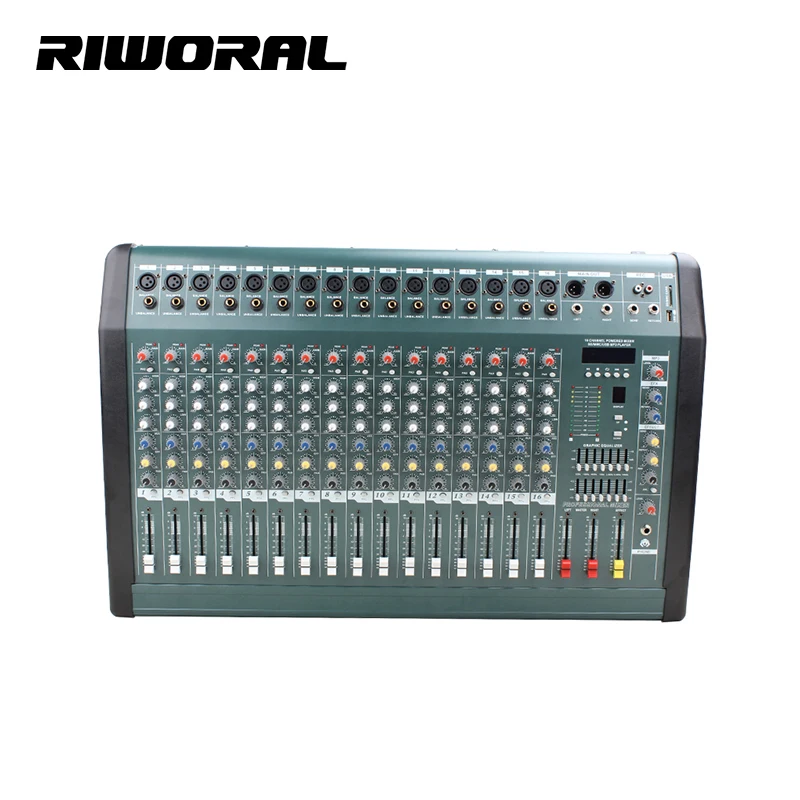 MX1608D 16-Channel Professional Audio Mixing Console with USB