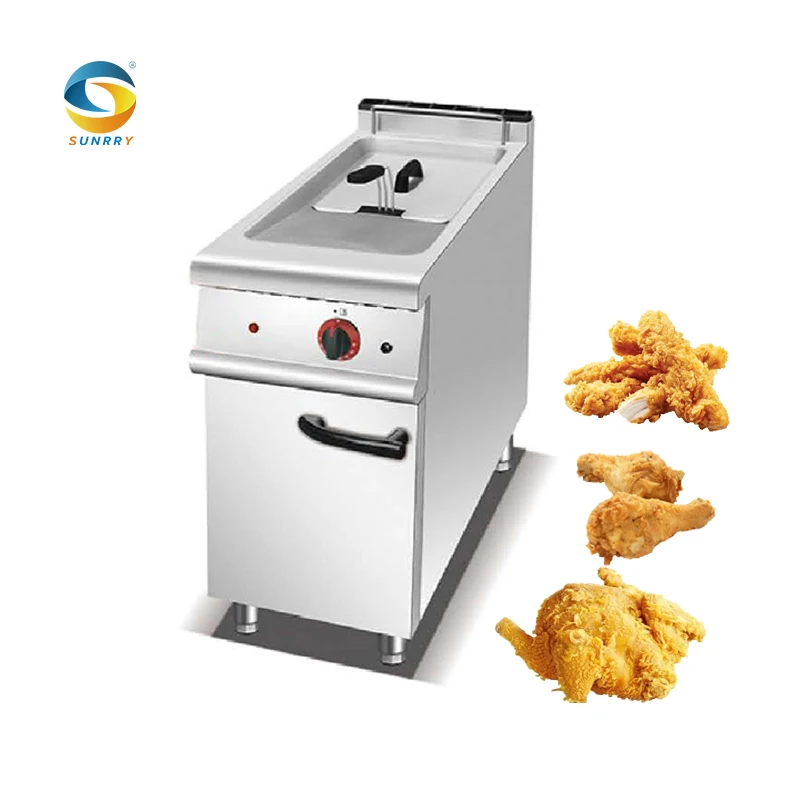 Commercial Restaurant Kitchen Frying Machine Single Industrial Deep ...