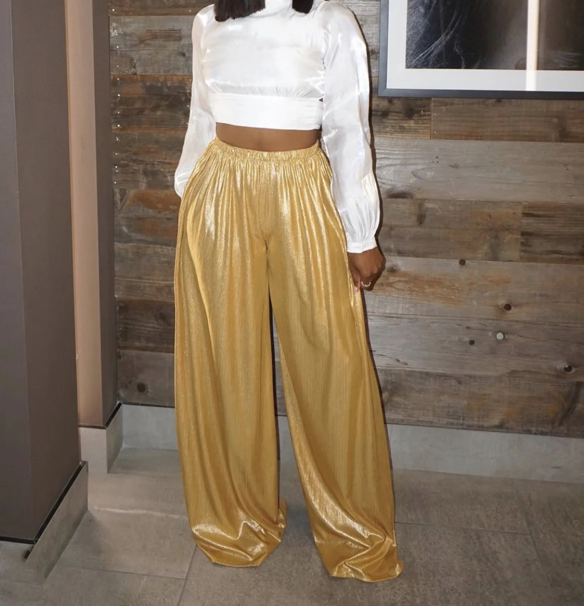 Pantalones De Bronce Para Mujer,Pantalones De Pierna Ancha Sueltos De Tela, Pantalones Casuales De Moda,Nuevo Estilo,2022 - Buy Pantalones Casual, Pantalones De Pierna Ancha,Bronceado Pantalones Product on Alibaba.com