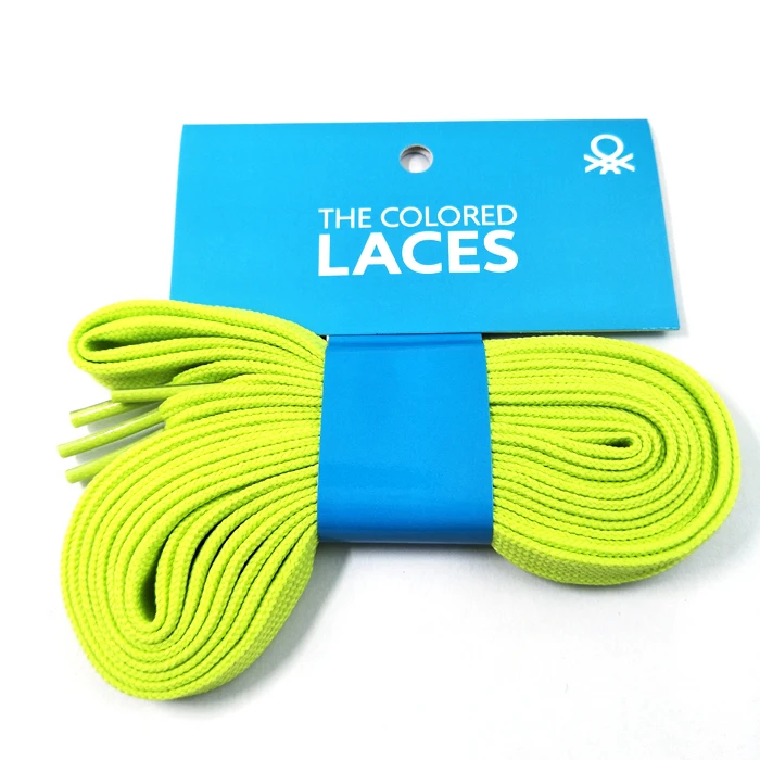 With Unique Packaging for Custom  Polyester Material Plastic Tip  Shoelace