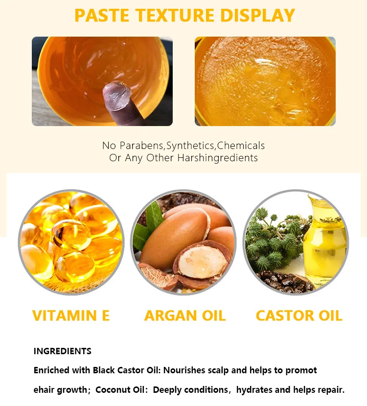 4oz 100ml Strong Hold Wax Hair Edge Control Gel Shine And Jam Gel Hair