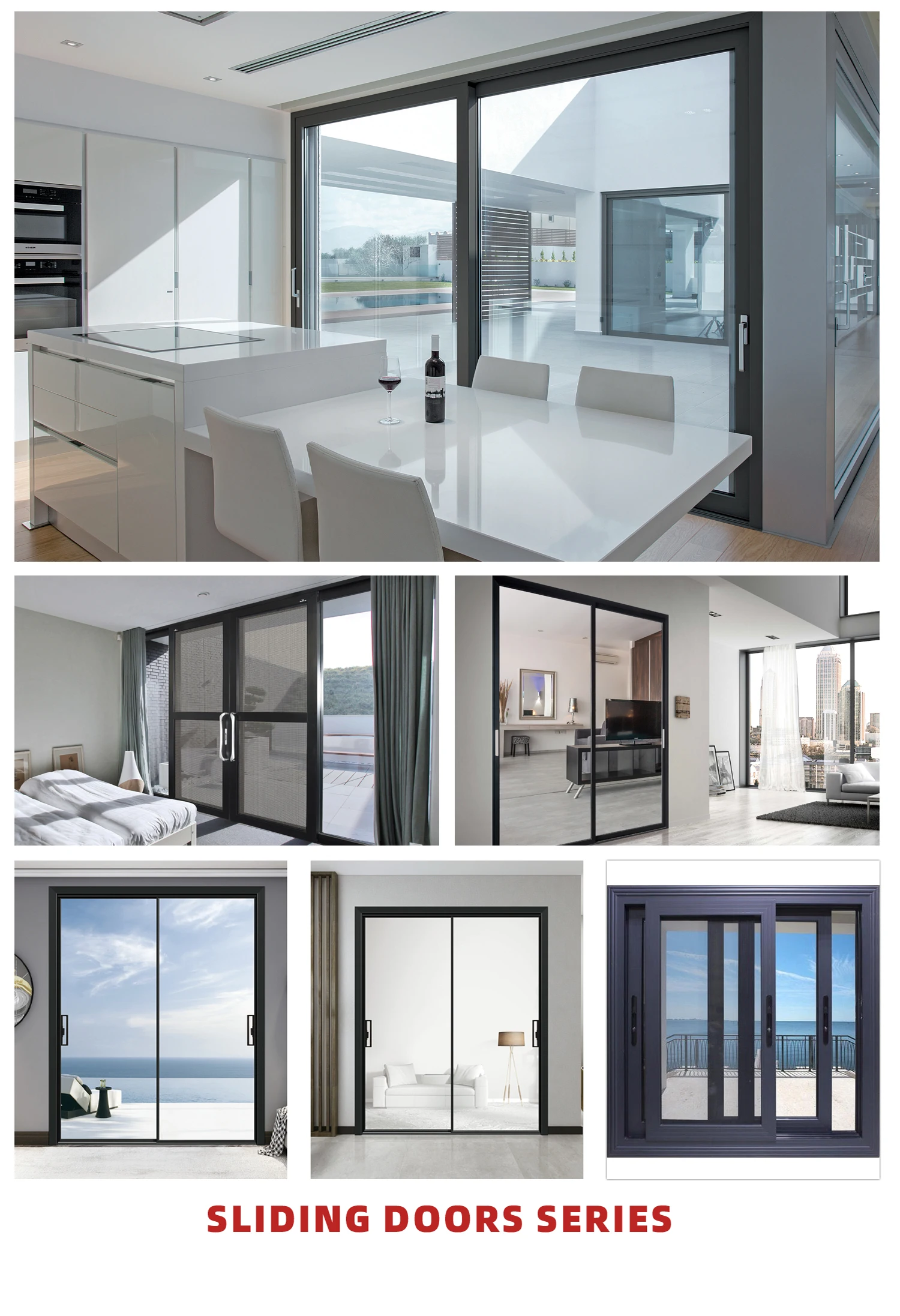 Sliding Windows System Glass Balcony Aluminum Sliding Window Custom ...