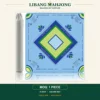 Tapis de Mahjong 13 bleu