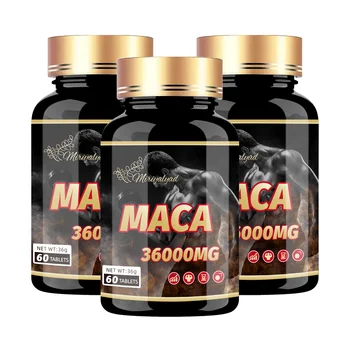 Wholesale Private Label Maca Root Extract Powder Strong Man Supplement Black Maca Root Capsules