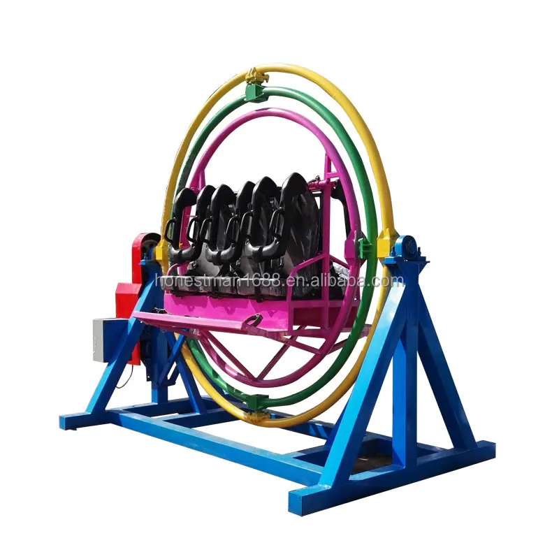 6 Seat Uk Game Chair Human Gyroscope Amusement Rides Trailer for Sale