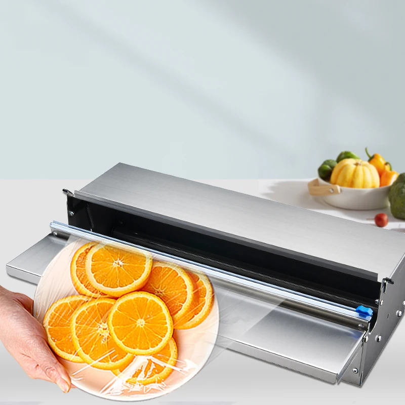 Factory Direct Supply HW 450C Series Pure  Tray Wrapper Wrapping Machine 450 Manual Film Hand Wrapper