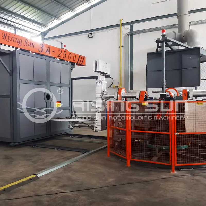 Plastic Cooler Making Machine Shuttle Rotomolding Machine 3A-3500