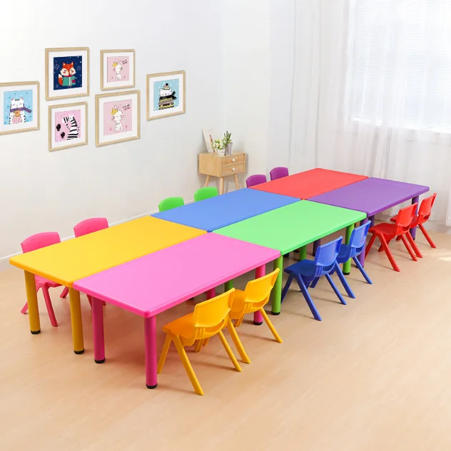 Cheap Kindergarten Kids Classroom Furniture Supplier Malaysia For Children Plastic Adjustable