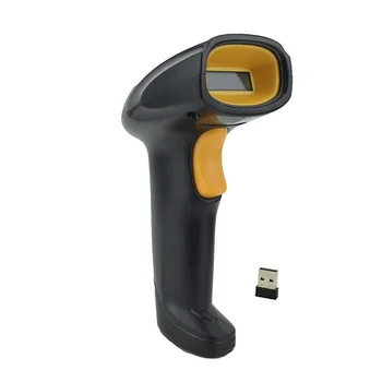 Factory Price 1D/2D Auto Barcode Reader Bluetooth 2.4Ghz Wireless Handheld Portable Android QR Code Scanner Gun For Supermarket