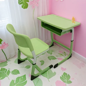 A stylish student desk suitable for families with children in schools or kindergartens to learn about fashion styles