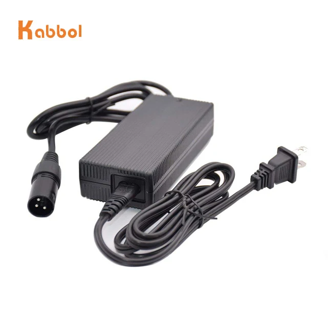 Kabbol電動自転車AC充電器電源アダプター48V 1.8A-2.0A 3Aバッテリー