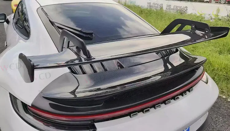 GT- 3 Style Dry Carbon Fiber Rear Spoiler for Porsche 911 992 992.2 ...