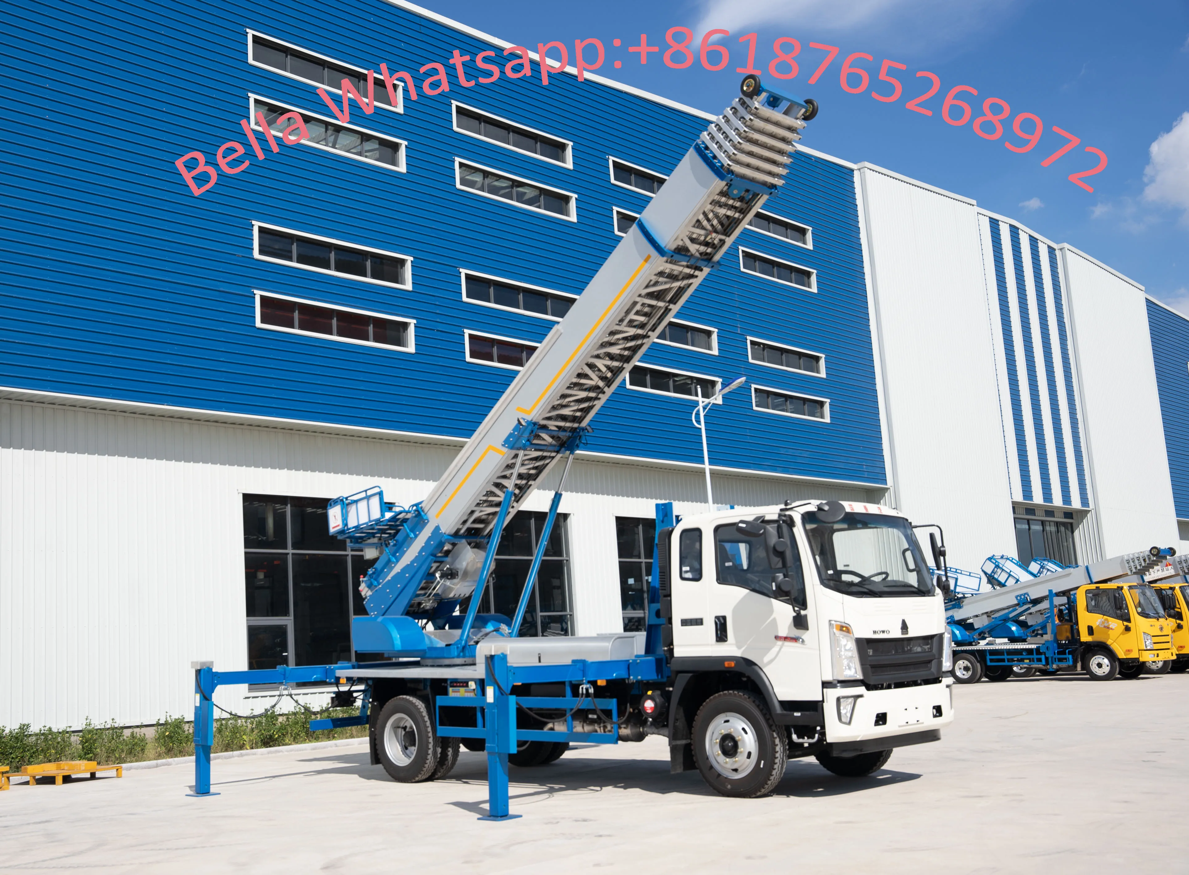 32m 36m 45m 65m Skylift Furniture Lift Ladder Lift Truck Aerial Ladder Lift Truck For Moving Ladder Bucket Aerial Truck 9
