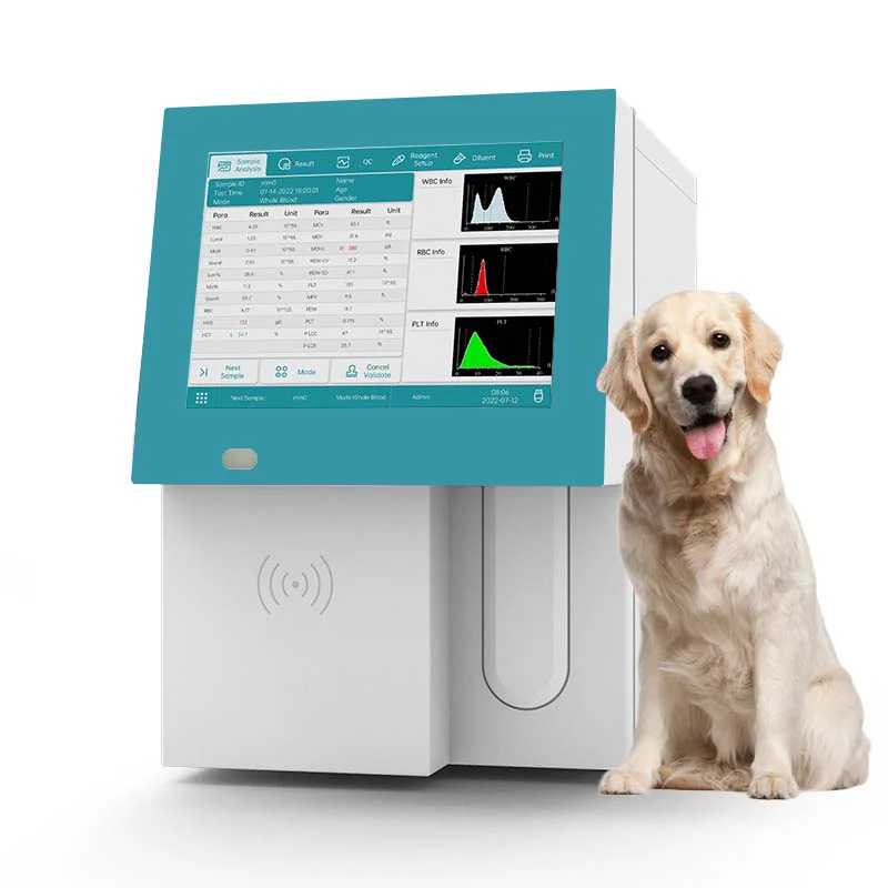 Mindray Veterinary Full Auto Automated Vet Animal CBC Machine 3 Part Blood Hematology Analyzer
