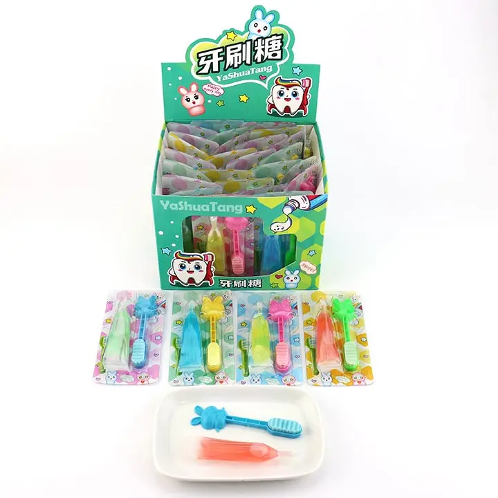 toothbrush pressed candy