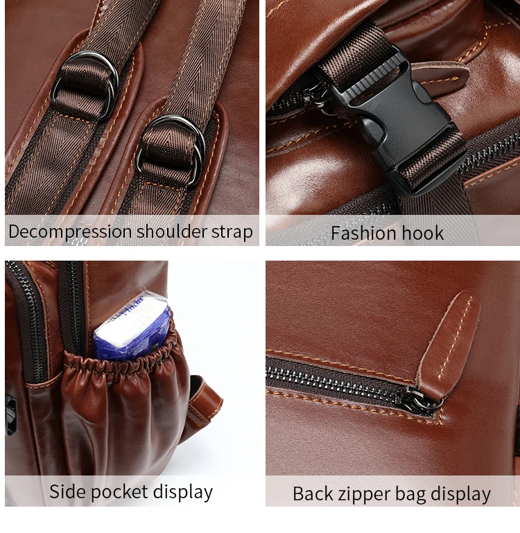 Luxury Designer Mens Backpack Oversized Genuinely Durable