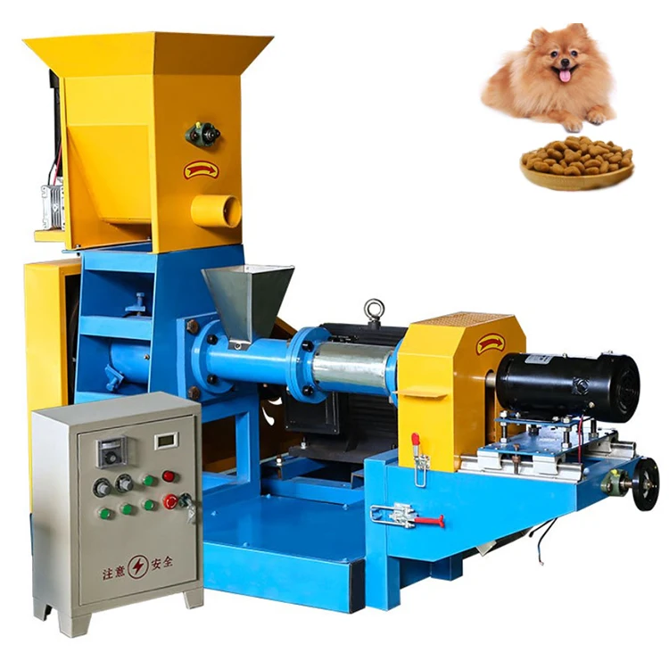 Машина для переработки корма для домашних животных, автоматический экструдер для пищевых продуктов, машина для производства корма для рыбы, кошек, собак