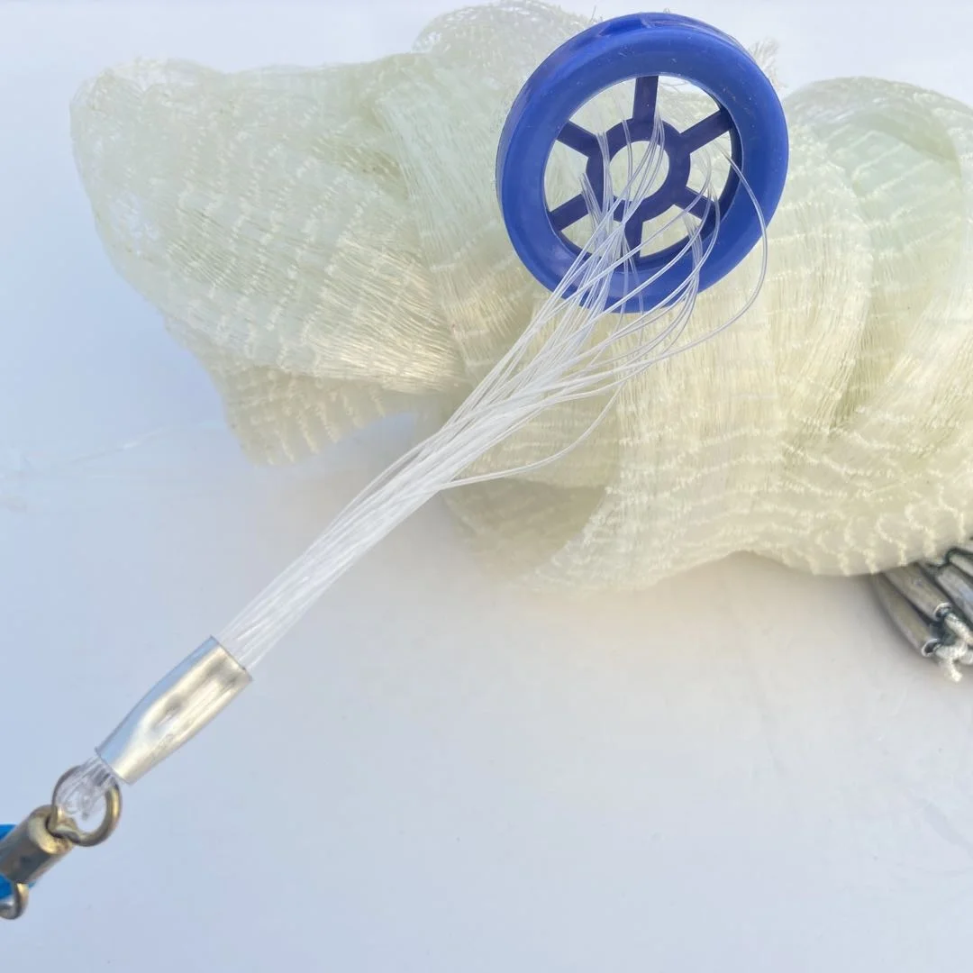 6ft Cast Net American Fishing Net Nylon Lead Sinker Fishing Net Drawstring Casting