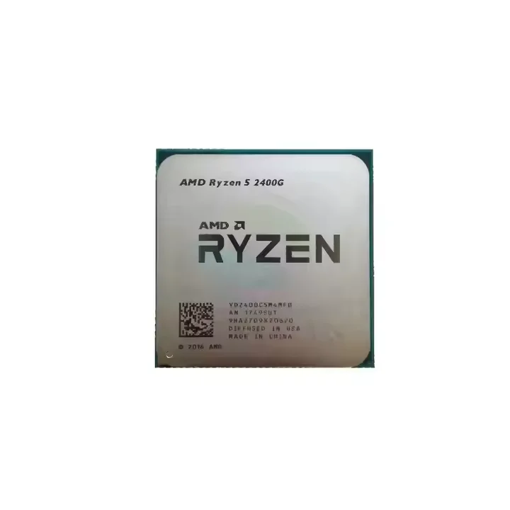 For Ryzen 2400G R5 2400G GHz Quad-Core Quad-Thread 65W CPU Processor  YD2400C5M4MFB Socket AM4