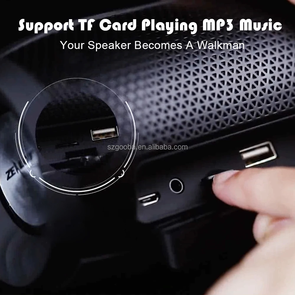 S16 Newest Super Bass Desktop Sports Handsfree Portable Waterproof Outdoor Mini True Wireless Speaker - ANKUX.COM