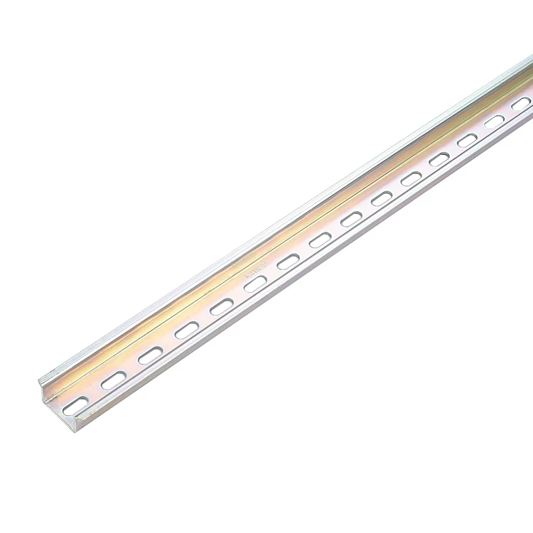 Панель шкафа алюминиевый или стальной TH35-7.5 C45 алюминиевый трансформатор прорези на din-рейку с алюминиевым корпусом