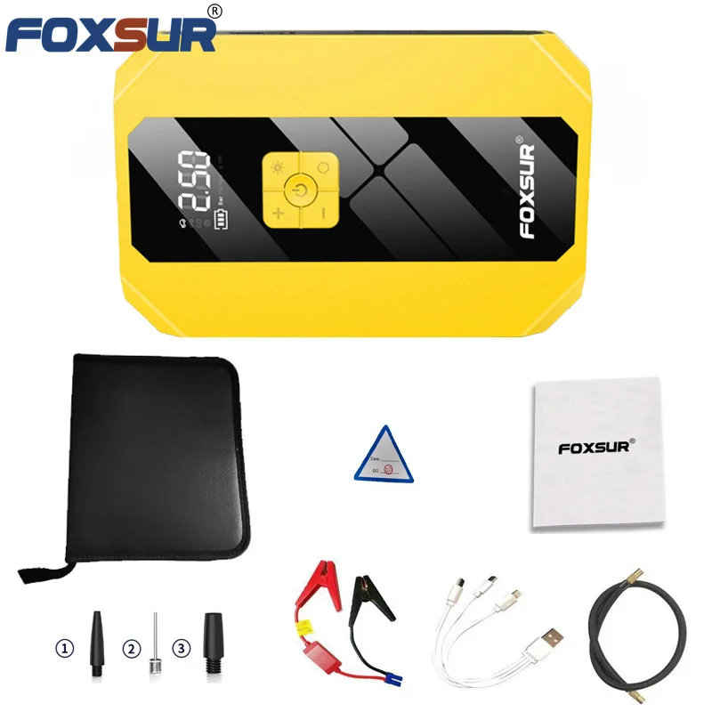 Foxsur FJS-900 26800mAh Car Emergency Jump Starter Power Supply - Image 6