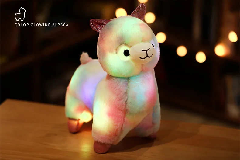 GLOWING SNUGGLES Lama-Decke – Leuchtet Im Dunkeln, Super Kuschelig Für Kinder & Erwachsene