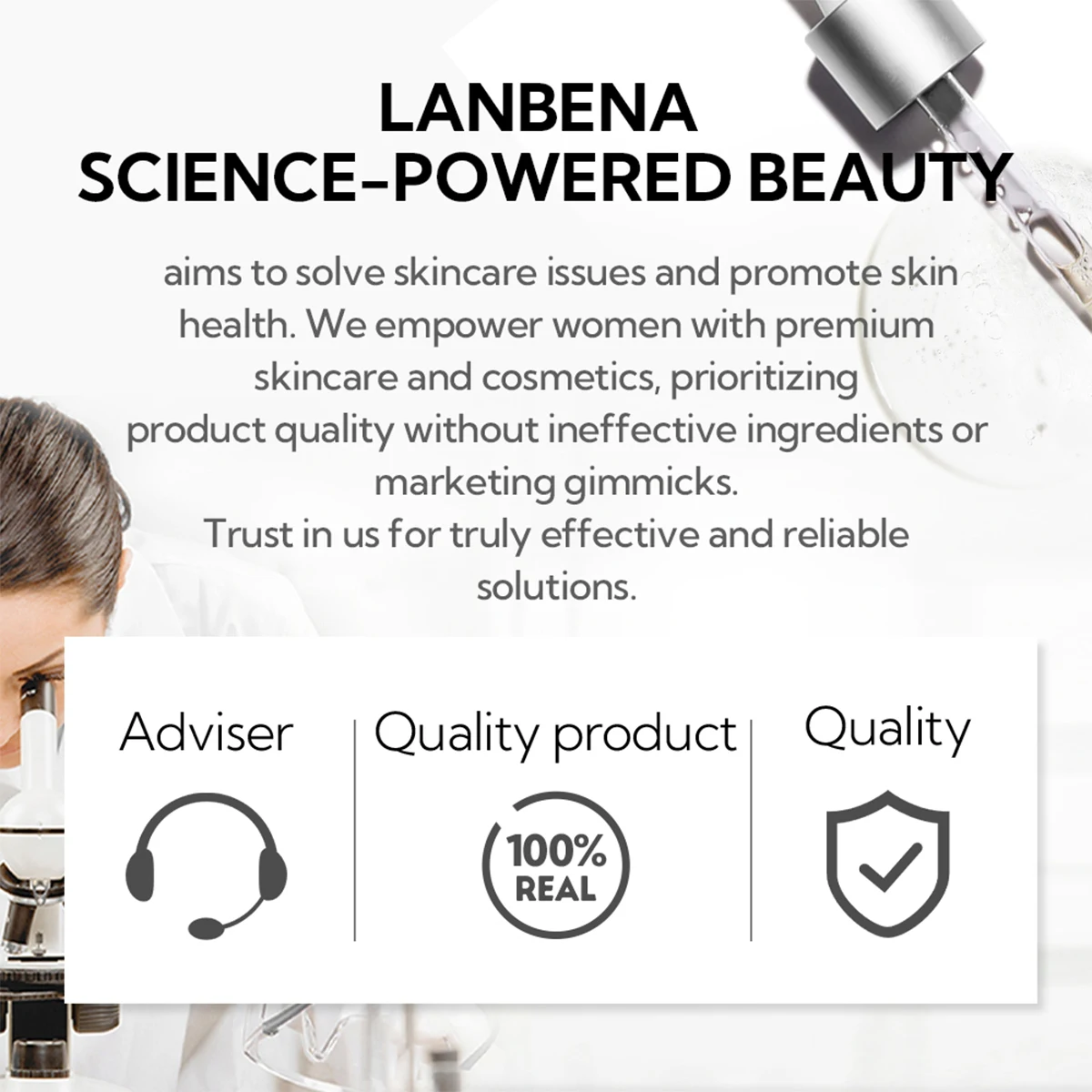 Lanbena Hot Sales VC Eye Facial Serum Nourishing Moisturizing Vitamin C Eye Serum for Women supplier