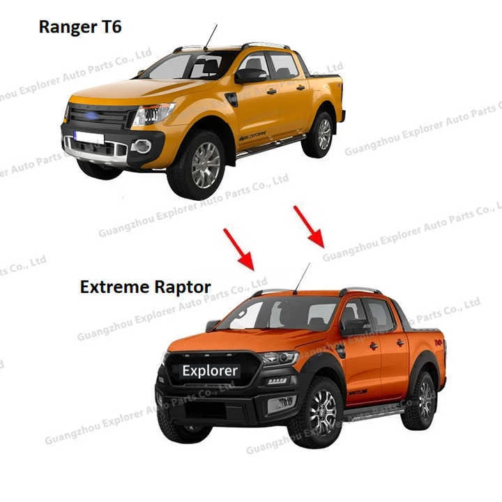 Ford Ranger T6 to Raptor Conversion Kit - Front Bumper Upgrade