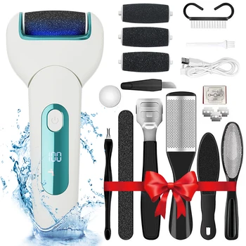 RB-5699 Rechargeable Electric Foot Callus Remover Pedicure Kits Electronic Foot File Scrubber Dead Skin Remover