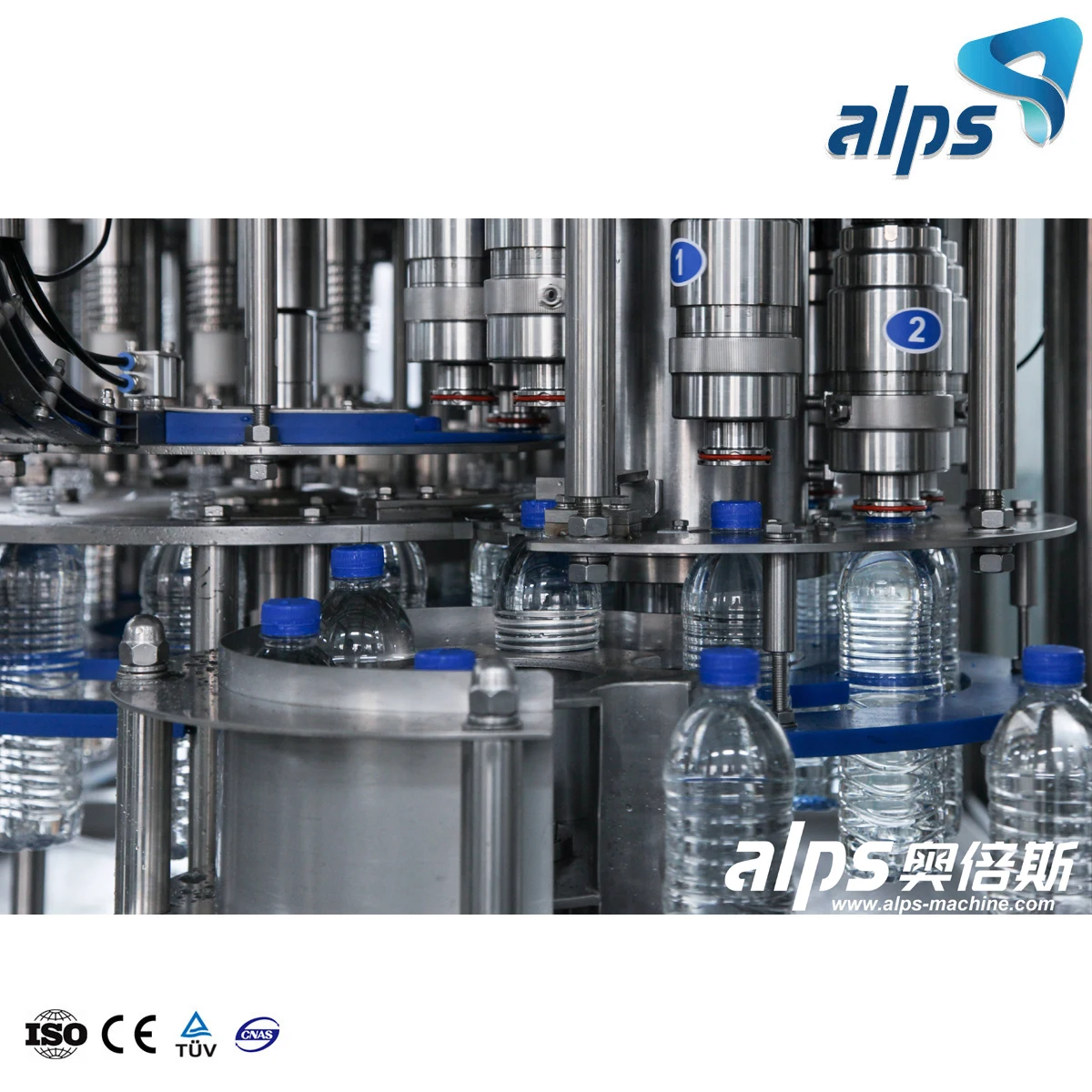 Factory Price Washing Bottling Labeling Capping Packing Machinery Drinking Mineral Pure Water Bottle Filling Machine 3in1 Sale
