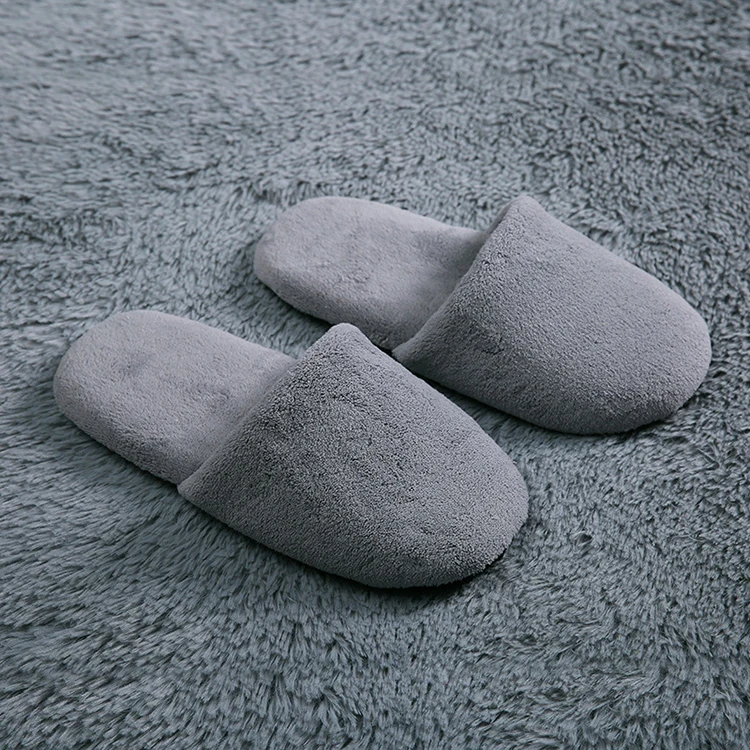 Cheap Wholesale Airline Spa Luxury slippers Unisex Disposable Soft Comfortable Slippers for Hotel Room details