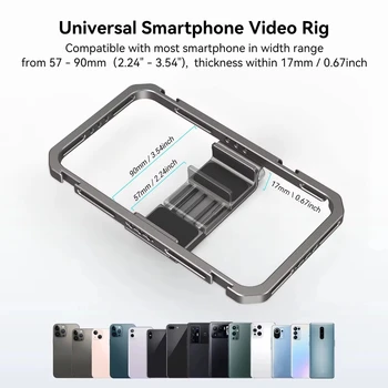 For SmallRig Universal Mobile Phone Cage Smartphone Video Rig Filmmaking Vlogging Case 2791b product image
